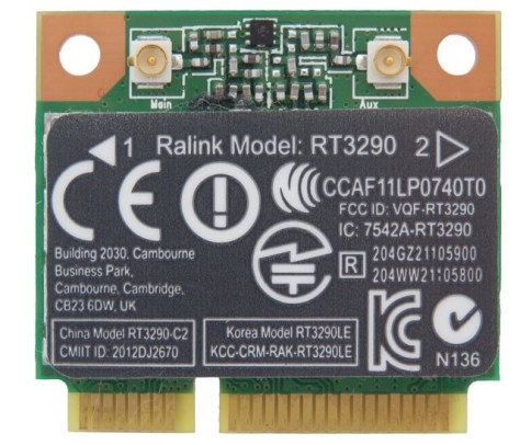 HP Ralink RT3290 802.11 b/g/n WiFi Adapter